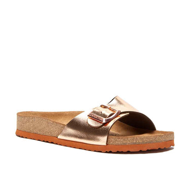 Adal - Genuine Leather Orthopedic Arch Support Sandals For Women / Rose Printed Leather