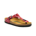 Red-Pink Nubuck Leather