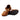 Alya - Genuine Leather Closed Toe Sandals For Women / Brown - Crazy Oiled Leather