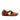 Alya - Genuine Leather Closed Toe Sandals For Women / Brown - Crazy Oiled Leather