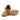 Alya - Genuine Leather Closed Toe Sandals For Women / Tan - Crazy Oiled Leather