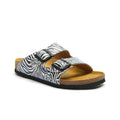 Zebra Printed Leather