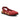 Belinda - Genuine Leather Closed Toe Sandals For Women / Red Nubuck Leather