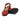 Belinda - Genuine Leather Closed Toe Sandals For Women / Red Nubuck Leather