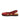 Belinda - Genuine Leather Closed Toe Sandals For Women / Red Nubuck Leather