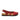 Belinda - Genuine Leather Closed Toe Sandals For Women / Red Nubuck Leather