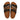 Campell - Genuine Leather Orthopedic Arch Support Sandals For Women / Black - Silver Printed Leather