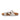 Campell - Genuine Leather Orthopedic Arch Support Sandals For Women / White - Gold Printed Leather