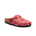 Red-Pink Nubuck Leather