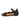 Daisy - Genuine Leather Flat Sandals For Women / Black Nubuck Leather