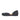 Este - Genuine Leather Closed Toe Sandals For Women / Black Nubuck Leather