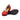Este - Genuine Leather Closed Toe Sandals For Women / Red Nubuck Leather