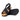 Fayette - Genuine Leather Orthopedic Arch Support Sandals For Men / Black Nubuck Leather
