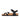 Gabriella - Genuine Leather Orthopedic Arch Support Flat Sandals For Women / Black Nubuck Leather