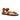 Gabriella - Genuine Leather Orthopedic Arch Support Flat Sandals For Women / Brown - Crazy Oiled Leather