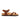 Gabriella - Genuine Leather Orthopedic Arch Support Flat Sandals For Women / Brown - Crazy Oiled Leather