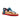 Gerda - Genuine Leather Orthopedic Arch Support Flat Sandals For Women / Navy - Red Nubuck Leather