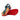 Gerda - Genuine Leather Orthopedic Arch Support Flat Sandals For Women / Navy - Red Nubuck Leather