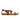 Grady - Genuine Leather Flat Sandals For Women / Brown - Crazy Oiled Leather