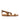 Grady - Genuine Leather Flat Sandals For Women / Tan - Crazy Oiled Leather