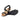Grady - Genuine Leather Flat Sandals For Women / Black Nubuck Leather