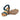 Grady - Genuine Leather Flat Sandals For Women / Navy Nubuck Leather