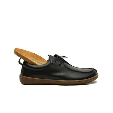 Harmony - Leather Closed Toe Lace Up Shoes For Women With Arch Support - Black Nappa Leather