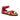 Milano - Genuine Leather Flat Sandals For Women / Red Nubuck Leather