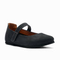 Black Nubuck Leather