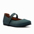 Navy Nubuck Leather