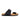 Nicole - Genuine Leather Sandals For Women / Black Nubuck Leather