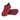 Olwen-W - Genuine Wool Orthopedic House Shoes For Men / Red Wool