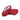 Pinesh - Genuine Wool Orthopedic Arch Support House Slippers For Women / Red - Pink Wool