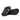 Trudi - Genuine Leather Orthopedic Clogs For Women / Black Nubuck Leather