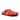 Trudi - Genuine Leather Orthopedic Clogs For Women / Red Nubuck Leather