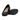 Velda - Genuine Leather Mary Jane Flat Shoes For Women / Black Nubuck Leather