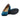 Velda - Genuine Leather Mary Jane Flat Shoes For Women / Navy Nubuck Leather