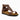 Vera Cuir Véritable Femme Sandales à Brides, Semelle Orthopédique - Cuir Huilé Marron