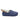 Yew - Genuine Wool Orthopedic Arch Support House Shoes For Men / Navy - Grey Wool