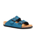 Navy Nubuck Leather 