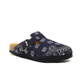 Navy Suede Leather 