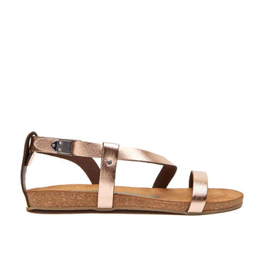 Grady - Leather Flat Sandals For Women With Arch Support - Rose Nubuck Leather