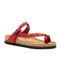 Red Nubuck Leather 