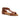 Macrea - Genuine Leather Flat Sandals For Women / Brown - Crazy Oiled Leather