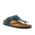 Navy Nubuck Leather 