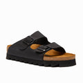 Black Nubuck Leather 