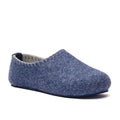 Navy - Grey Wool 